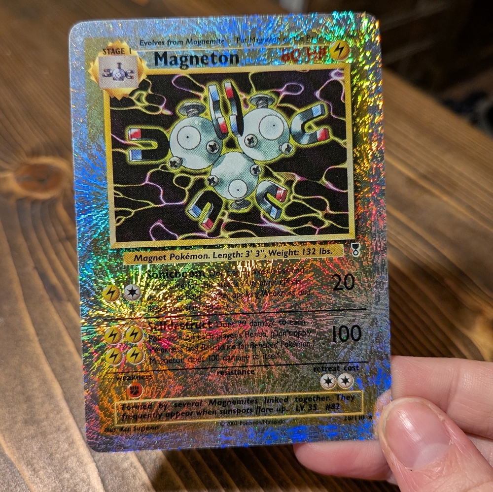 Holographic Magneton Pokémon Card Accepting Offers